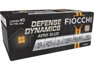 Fiocchi Defense Dynamics Low Recoil Ammunition 12 Gauge 2-3/4" 1 oz Rifled Slug Box of 10 For Sale