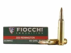 Fiocchi Exacta Ammunition 223 Remington 69 Grain Sierra MatchKing Hollow Point Box of 20 For Sale