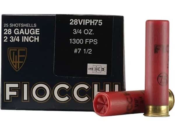 Fiocchi Exacta Heavy Target Ammunition 28 Gauge 2 3/4" 3/4 oz #7.5 Shot For Sale