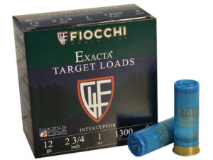 Fiocchi Exacta Interceptor Spreader Ammunition 12 Gauge 2-3/4" 1 oz #8 Shot For Sale