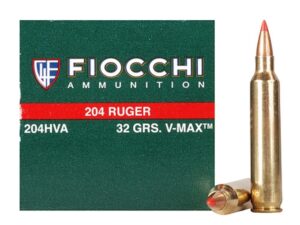 Fiocchi Extrema Ammunition 204 Ruger 32 Grain Hornady V-MAX Box of 50 For Sale