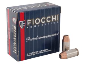 Fiocchi Extrema Ammunition 45 ACP 200 Grain Hornady XTP Jacketed Hollow Point Box of 25 For Sale