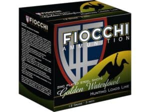 Fiocchi Golden Waterfowl Ammunition 12 Gauge 3" 1-1/4 oz Non-Toxic Steel Shot For Sale