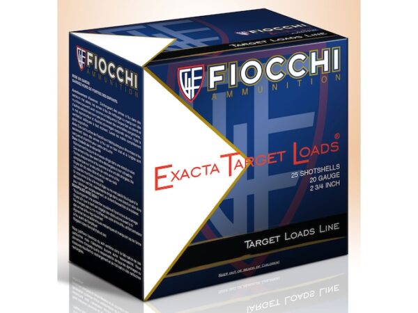 Fiocchi Low Recoil Ammunition 20 Gauge 2-3/4" 7/8 oz #7 Non-Toxic Steel Shot Box of 25 For Sale