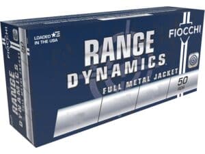 Fiocchi Range Dynamics Ammunition 32 ACP 73 Grain Full Metal Jacket Box of 50 For Sale