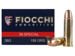 Fiocchi Range Dynamics Ammunition 38 Special 158 Grain Full Metal Jacket Box of 50 For Sale