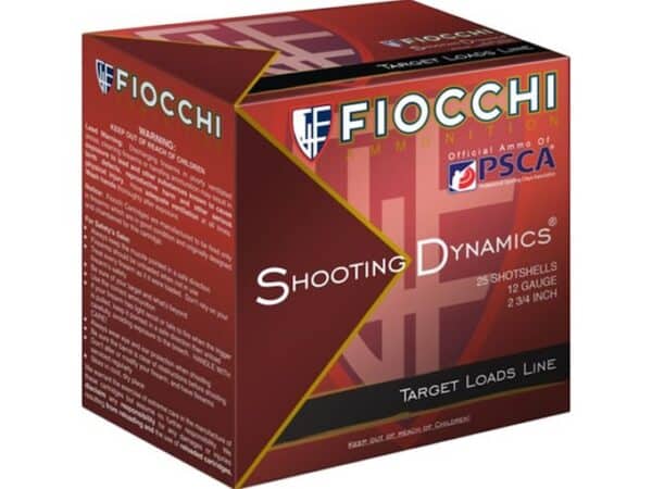 Fiocchi Shooting Dynamics Ammunition 12 Gauge 2 3/4" For Sale