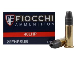 Fiocchi Shooting Dynamics Ammunition 22 Long Rifle Subsonic 40 Grain Hollow Point For Sale