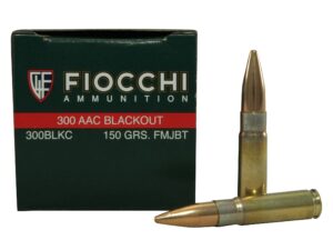 500 Rounds of Fiocchi Shooting Dynamics Ammunition 300 AAC Blackout 150 Grain Full Metal Jacket Boat Tail For Sale