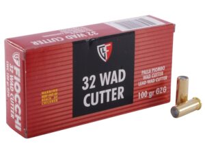 Fiocchi Shooting Dynamics Ammunition 32 S&W Long 100 Grain Hollow Base Lead Wadcutter Box of 50 For Sale