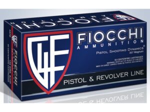 Fiocchi Shooting Dynamics Ammunition 357 Magnum 125 Grain Jacketed Hollow Point Box of 50 For Sale