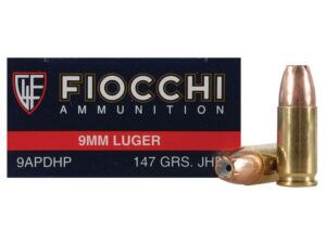 Fiocchi Shooting Dynamics Ammunition 9mm Luger 147 Grain Jacket Hollow Point Box of 50 For Sale