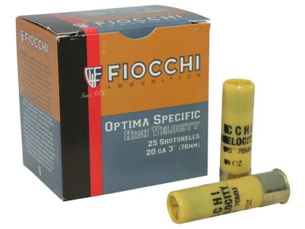Fiocchi Shooting Dynamics High Velocity Ammunition 20 Gauge 3" 1-1/4 oz #5 Shot Box of 25 For Sale