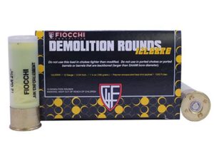 Fiocchi Special Application Breaching Ammunition 12 Gauge 2-3/4" 540 Grain Polymer Encapsulated Lead Shot Box of 10 For Sale