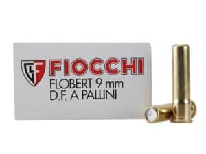 Fiocchi Specialty Ammunition 9mm Rimfire (Flobert) #6 Shot Shotshell Box of 50 For Sale