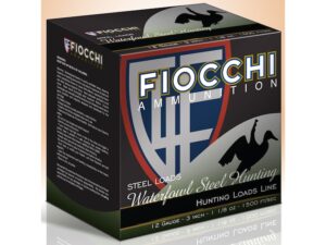 Fiocchi Speed Steel Ammunition 12 Gauge 3" 1-1/8 oz #4 Non-Toxic Steel Shot For Sale