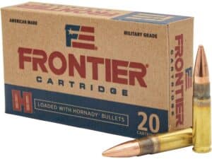 Frontier Cartridge Military Grade Ammunition 300 AAC Blackout 125 Grain Hornady Full Metal Jacket For Sale