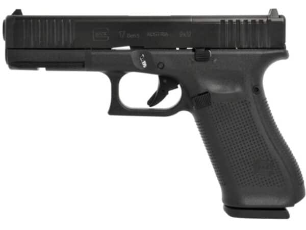 Glock 17 Gen5 M.O.S. Semi Automatic Pistol 9mm Luger 4.49 Barrel 17 Round Black For Sale 1