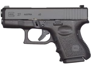 Glock 27 Gen3 Semi-Automatic Pistol 40 S&W 3.43″ Barrel 9-Round Black For Sale