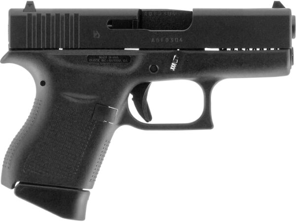 Glock 43 Semi-Automatic Pistol 9mm Luger 3.41" Barrel 6-Round Black For Sale