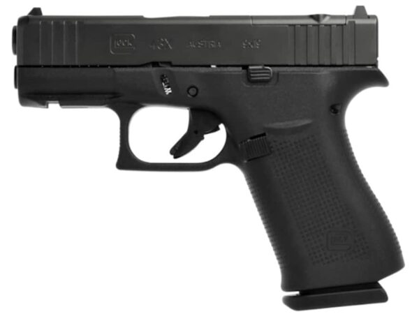 Glock 43X MOS Semi-Automatic Pistol 9mm Luger 3.41″ Barrel 10-Round Black For Sale