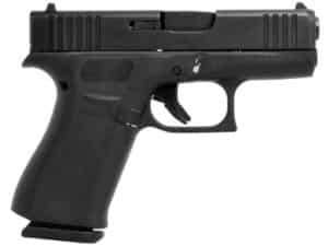 Glock 43X Pistol 9mm Luger 3.41" Barrel 10-Round Stainless Polymer Black For Sale