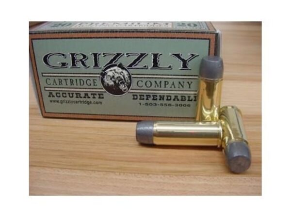 Grizzly Ammunition 500 Linebaugh 435 Grain Cast Performance Lead Wide Flat Nose Gas Check (950 fps) Box of 20 For Sale