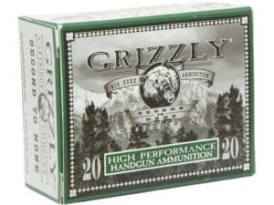 Grizzly Cartridge Ammunition 45 Colt (Long Colt) +P 225 Grain Jacketed Hollow Point Box of 20 For Sale