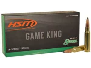 HSM GameKing Ammunition 6.5 Creedmoor 140 Grain Sierra GameKing Box of 20 For Sale