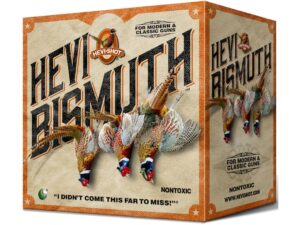 Hevi-Shot Bismuth Upland Ammunition 12 Gauge 2-3/4" 1-1/4 oz #5 Non-Toxic Shot Box of 25 For Sale