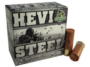 Hevi-Shot Hevi-Steel Waterfowl Ammunition 12 Gauge 2-3/4" 1-1/8 oz #3 Non-Toxic Shot For Sale