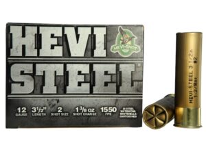 Hevi-Shot Hevi-Steel Waterfowl Ammunition 12 Gauge 3-1/2" 1-3/8 oz #2 Non-Toxic Shot For Sale