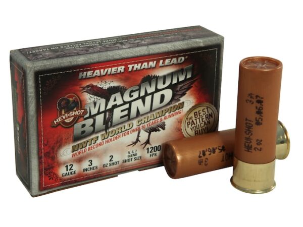 Hevi-Shot Magnum Blend Turkey Ammunition 12 Gauge 3" 2 oz #5