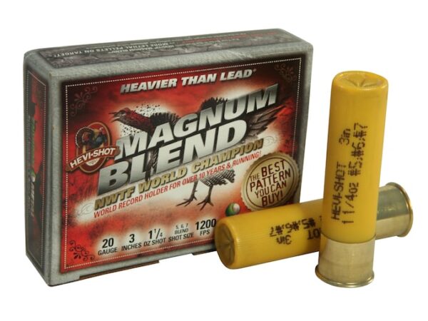 Hevi-Shot Magnum Blend Turkey Ammunition 20 Gauge 3" 1-1/4 oz #5