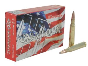 500 Rounds of Hornady American Whitetail Ammunition 270 Winchester 130 Grain Interlock Spire Point Box of 20 For Sale