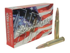 500 Rounds of Hornady American Whitetail Ammunition 30-30 Winchester 150 Grain Interlock Round Nose Box of 20 For Sale