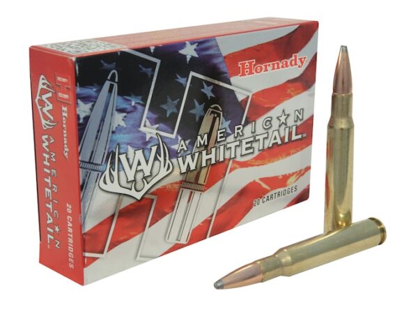 Hornady American Whitetail Ammunition 30-06 Springfield 180 Grain Interlock Spire Point Box of 20 For Sale