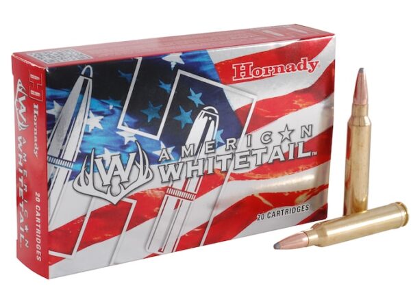 Hornady American Whitetail Ammunition 300 Winchester Magnum 180 Grain Interlock Spire Point Box of 20 For Sale