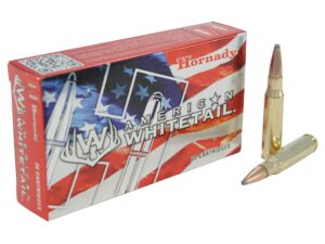 500 Rounds of Hornady American Whitetail Ammunition 308 Winchester 150 Grain Interlock Spire Point Box of 20 For Sale