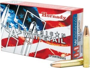 Hornady American Whitetail Ammunition 350 Legend 170 Grain Interlock Spire Point Box of 20 For Sale