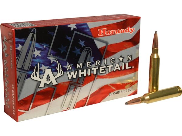 Hornady American Whitetail Ammunition 7mm Remington Magnum 154 Grain Interlock Spire Point Box of 20 For Sale