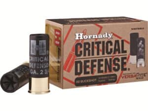 500 Rounds of Hornady Critical Defense Ammunition 12 Gauge 2-3/4″ 00 Buckshot Box of 10 For Sale