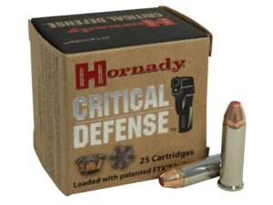 Hornady Critical Defense Ammunition 38 Special +P 110 Grain FTX Box of 25 For Sale