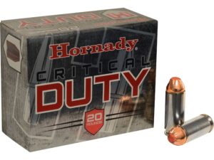 Hornady Critical Duty Ammunition 10mm Auto 175 Grain FlexLock Box of 20 For Sale