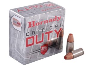500 Rounds of Hornady Critical Duty Ammunition 9mm Luger 135 Grain FlexLock Box of 25 For Sale