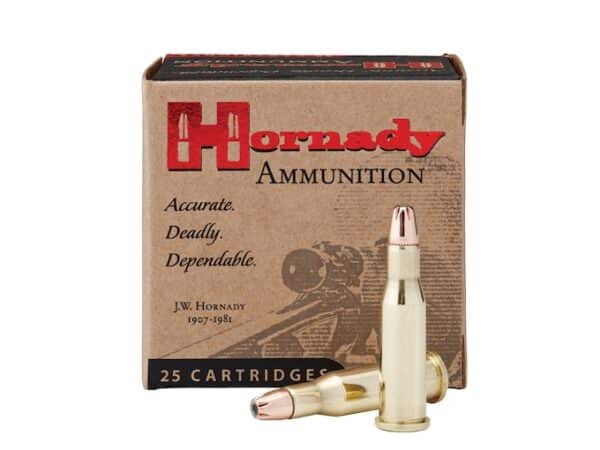 Hornady Custom Ammunition 218 Bee 45 Grain Jacketed Hollow Point Box of 25 For Sale