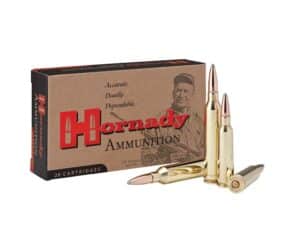 Hornady Custom Ammunition 250 Savage 100 Grain Interlock Spire Point Box of 20 For Sale