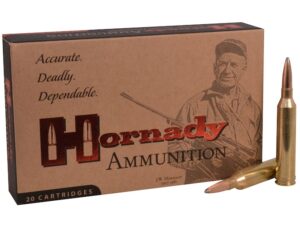 Hornady Custom Ammunition 264 Winchester Magnum 140 Grain Interlock Spire Point Box of 20 For Sale