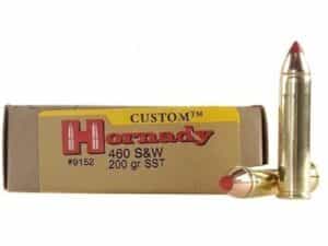 Hornady Custom Ammunition 460 S&W Magnum 200 Grain FTX Box of 20 For Sale