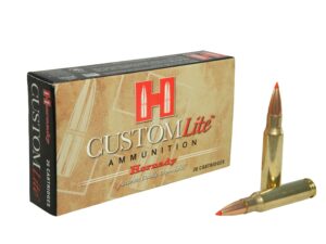 500 Rounds of Hornady Custom Lite Ammunition 308 Winchester 125 Grain SST Box of 20 For Sale
